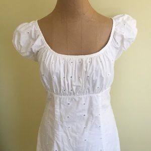 White eyelet Caché dress - Size 6